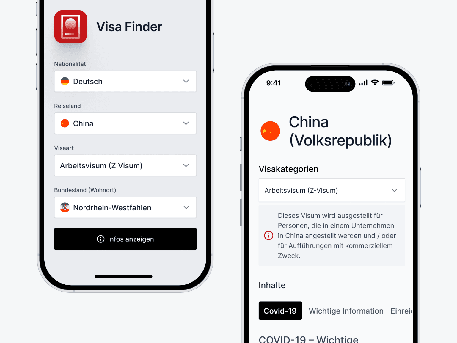 Webdesign für VisumPoint